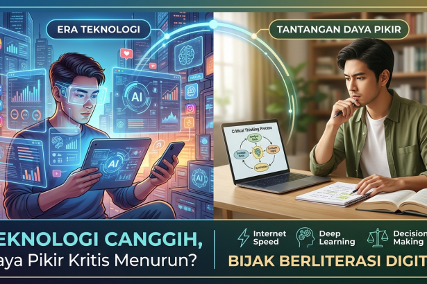 Teknologi semakin canggih daya pikir kritis kian menurun by Tiara oktavianti